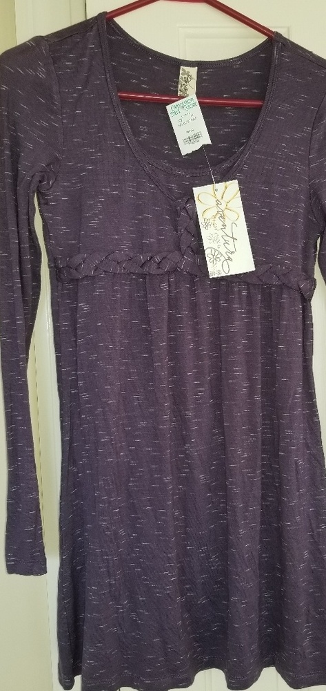 Nwt purple heathered dress size small